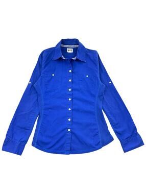 Converse One Star Royal Blue Utility Button Up Shirt